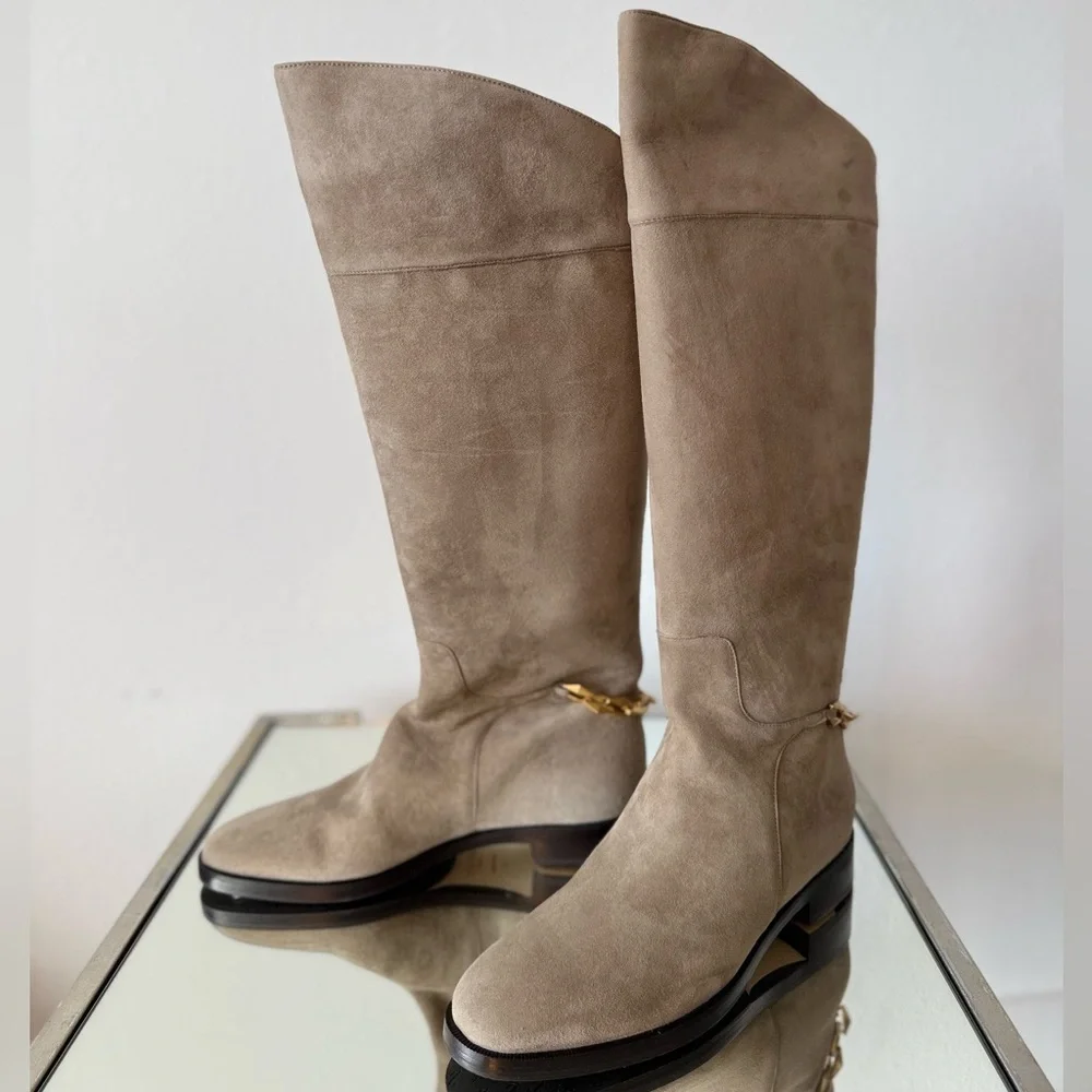 New JIMMY CHOO Nell suede knee-high boots 41 $1,695